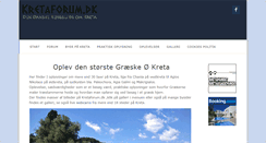 Desktop Screenshot of kretaforum.dk